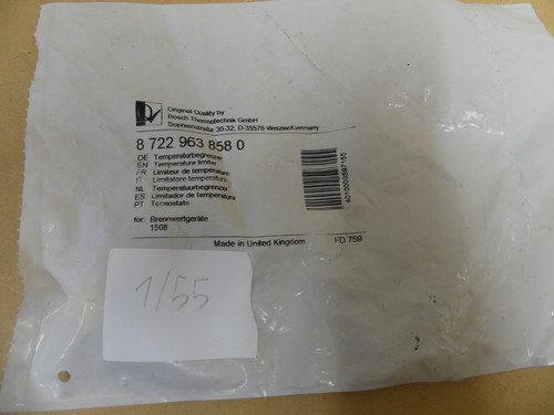 Buderus temperaturbegrenzer - buderus,